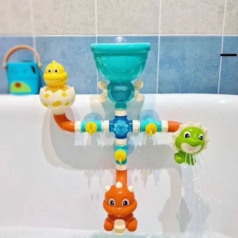 צעצועי אמבטיה צבעוניים להרכבה
