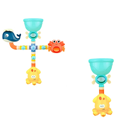 צעצועי אמבטיה צבעוניים להרכבה